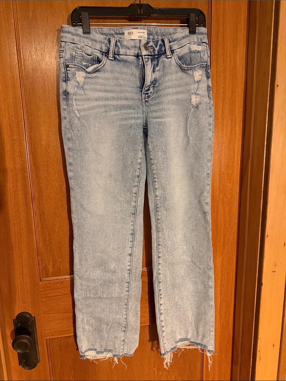 BKE Payton Light Wash Distressed Women’s Jeans 27 x 28